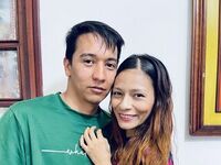 couple bedroom sex show GabyAndHugo