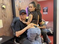 naughty camgirl giving blowjob KatiAndJacob